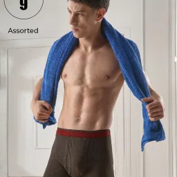 LUX Venus Assorted Cotton Trunks - Pack of 9 image 1