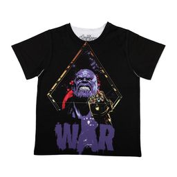 Marvel by Wear Your Mind Boys Black Printed Round Neck T-shirt-image-129