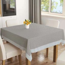 Bianca Classic Clear White/Grey Pvc 4 Seater Table Cloth-image-60