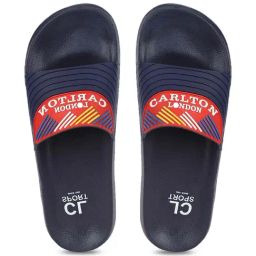 CL Sport by Carlton London Men's Navy Slides-image-25