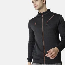 Campus Sutra Black Regular Fit Jacket-25