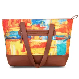 ZOUK Multicolor Printed Large Tote Bag image 2