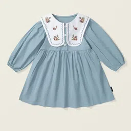 JC SPARKLE Girl Puff Sleeve A-Line Cotton Dress-image-86