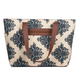 ZOUK Peach Printed Large Tote Bag image 2