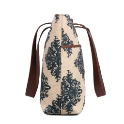 ZOUK Peach Printed Large Tote Bag image 3