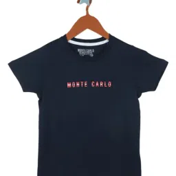 Monte Carlo Kids Navy Solid T-Shirt-image-27