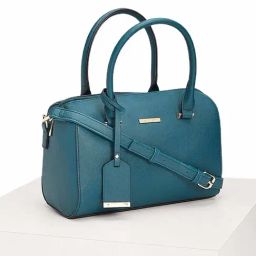 Forever Glam by Pantaloons Teal Medium Satchel Handbag-picture-1