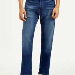 Levi's 505 Indigo Cotton Regular Fit Jeans-picture-45