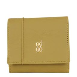 Baggit Relish Olive Solid Tri-Fold Wallet for Women-image-0