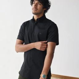 ANDAMEN Black Regular Fit Shirt-image-21