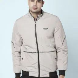 Byford By Pantaloons Beige Regular Fit Sports Jacket-picture-26