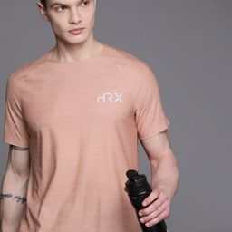 HRX by Hrithik Roshan Men Brand Logo Printed Raglan Sleeves Rapid-Dry Sports T-shirt-picture-25