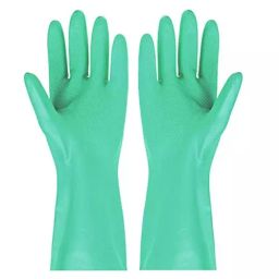 ETS Hand Pro Nitrile Chemical Resistant Hand Gloves, Green L Size, ‎NC1 (Pack of 1 Pair)-image-32