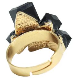Joker & Witch Crystalline Black Ring image 3