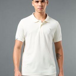 Technosport Men Solid Slim Fit Polo Sports T-shirt with MATPIQ-picture-18