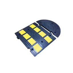 RS PRO Rubber Speed Bump End Cap, 600mm x 300 mm x 20 mm Model No 2041761-image-26