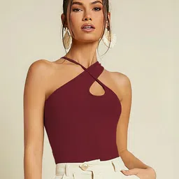 CORSICA Halter Neck Tank Crop Top-picture-42