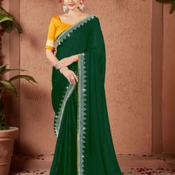 Zeekha Embroidered Pure Georgette Kanjeevaram Saree-picture-23