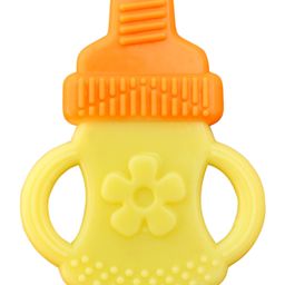 Mastela Super Soft Silicone Teether Bottle Shape - Multicolor-13
