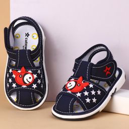 Cute Walk by Babyhug Sandals With Velcro Closure - Blue-image-68