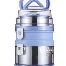 Yamama Insulated 3 Layer Stainless Steel Lunch Box 2100 ml - Purple-image-68