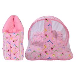 Toddylon Baby Bedding Set Mosquito Net Bed & Sleeping Bag Combo - Pink-24