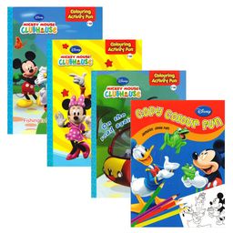 Disney Colouring & Activity Fun Books Combo 3 Set of 4 - English-16