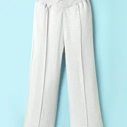 Pine Kids Cotton Knit Full Length Solid Lounge Pant - Light Grey-picture-47