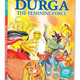 Story Book: Durga - The Feminine Force - Large Print Story Book - Indian Mythology for Kids Paperback , English-image-23