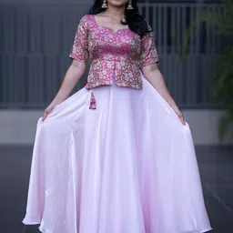 I LOVE SAREES Woven Design Ready to Wear Lehenga & Choli-picture-42