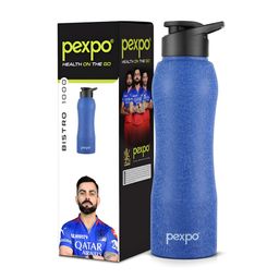 Pexpo Blue Single Stainless Steel Water Bottle-image-91