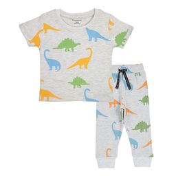 My Milestones Boys Printed Pure Cotton T-shirt With Joggers-image-74