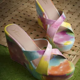 JM Looks Women Printed Wedge Sandals-17