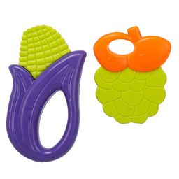 YAMAMA Baby Safari Rattle Set with Teethers Colorful Non-Toxic Bell Cartoon Toy Educational Toy (Pack of 7  Design And Color May Vary) image 3