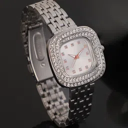 HAUTE SAUCE by Campus Sutra Women Embellished Dial & Stainless Steel Bracelet Style Straps Analogue Watch-picture-21