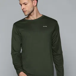 Alcis Men Green Solid Sweatshirt-image-27
