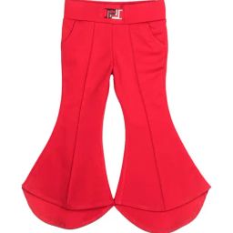 Peppermint Kids Red Fitted Trousers-image-83