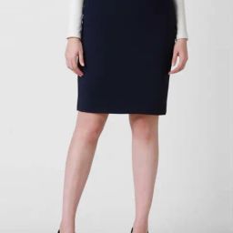 Van Heusen Navy Bodycon Skirt-image-13