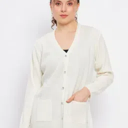 Duke White Crochet Pattern Cardigan-image-3