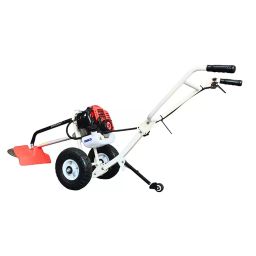Sharp Garuda 52 cc 2 Stroke Trolley Wheel Type Brush Cutter Machine Red & Black, SGBCT-2-image-9