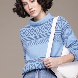 The Roadster Lifestyle Co. Fair Isle Fuzzy Pullover-image-47