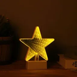 Tayhaa White Star Shaped LED Light - Set of 1-18