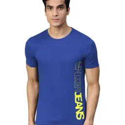 Spykar Blue T-Shirt-image-18