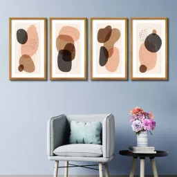 999store Beige & Brown Stone Canvas Wall Painting-picture-15