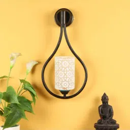 DecorativeRay Black & White Iron Wall Light - Set of 1-image-88