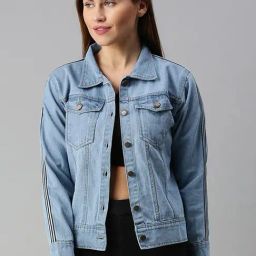 VOXATI Blue Regular Fit Jacket-image-22