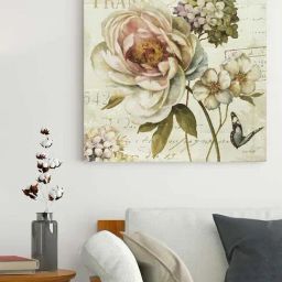 Art Street Multicolor Engineered Wood Flowers Canvas Paintings For Wall Art-picture-40