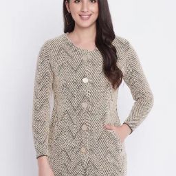 Duke Beige Self Design Sweater-image-31