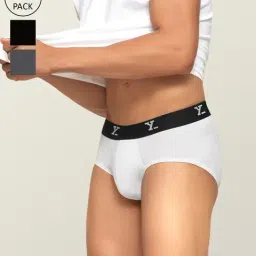 XYXX Multicolor Regular Fit Briefs - Pack Of 3-image-10