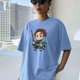 TOGS & TERRE Women Printed Organic Cotton T-shirt-picture-33